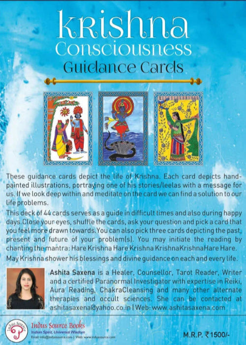 Krishna Consciousness Guidance Cards with Book